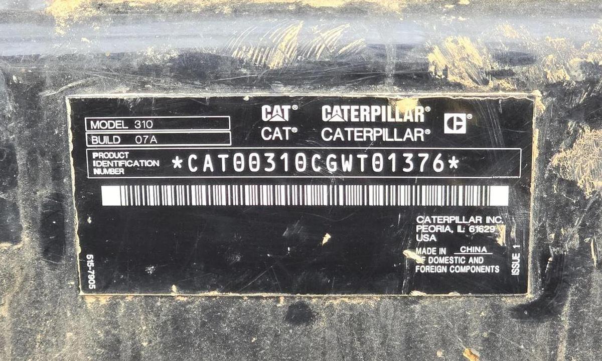 Used 2021 Caterpillar 310