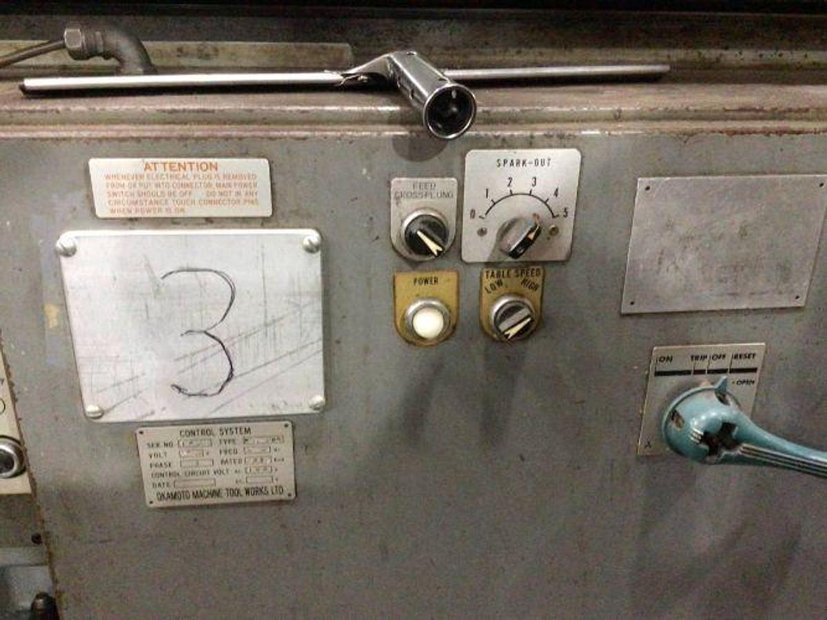 Used Okamoto PSG-205 Wet Grinder