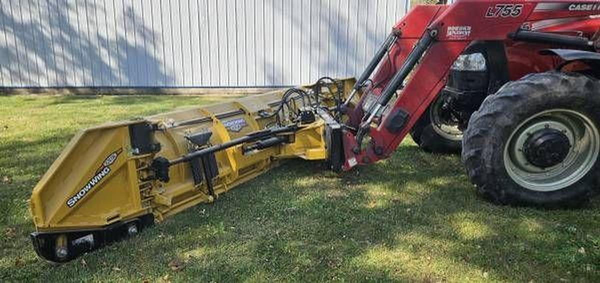 Used 2014 HLA 1016 Blade Box and Snowplow