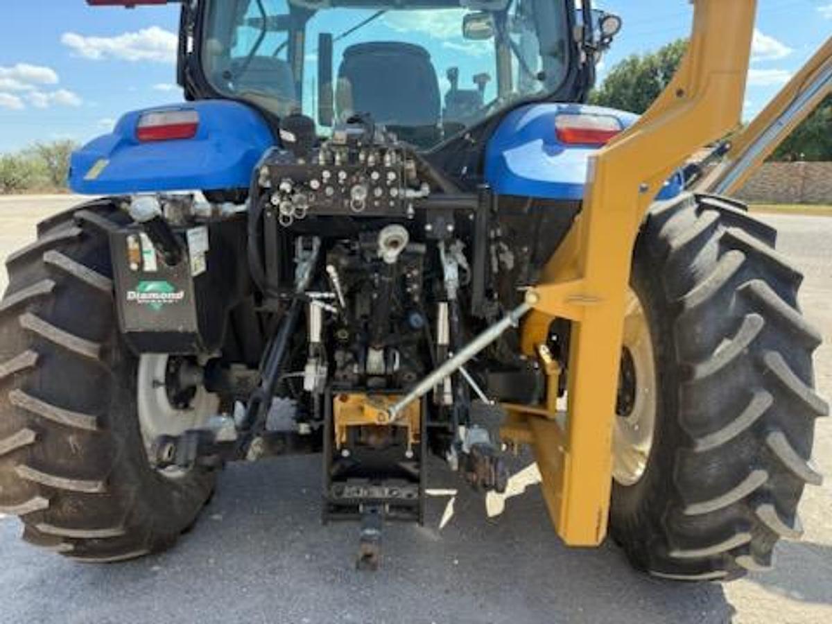 Used 2020 New Holland T6.155 Diamond Side Boom Mower