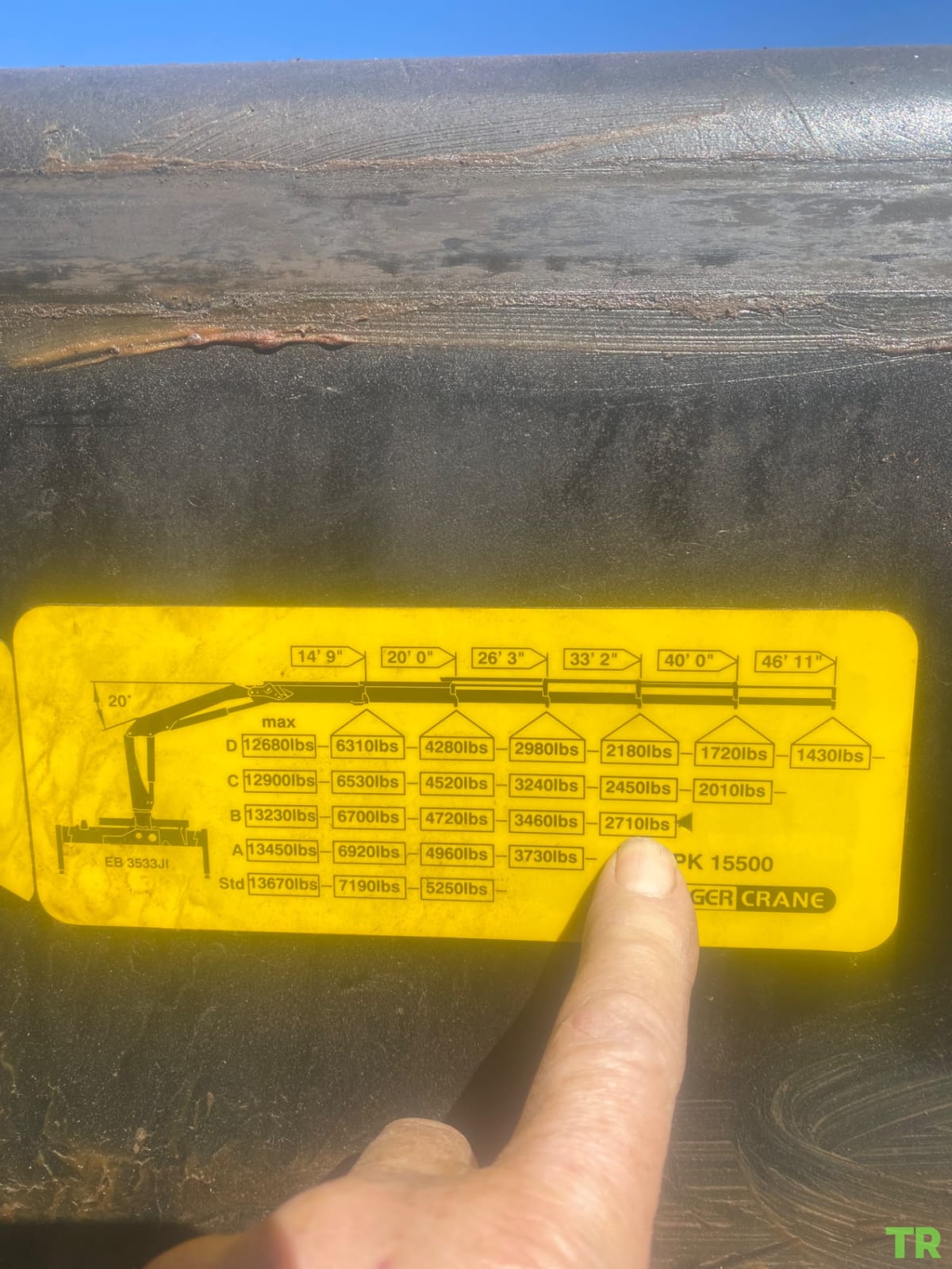 Used 2010 Palfinger PK 15500 Crane