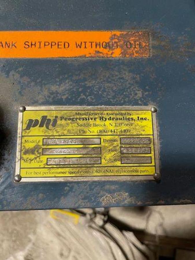 Used 2006 Progress Hydraulics HS-11438 Hydraulic Pump