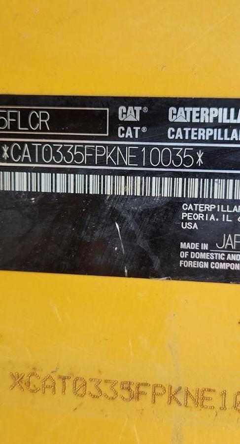 Used 2017 CATERPILLAR 335F LCR