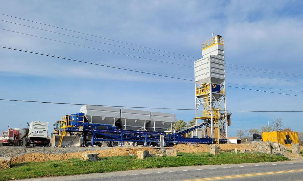 Used 2024 VERSAMIX VM1350 Portable Concrete Plant