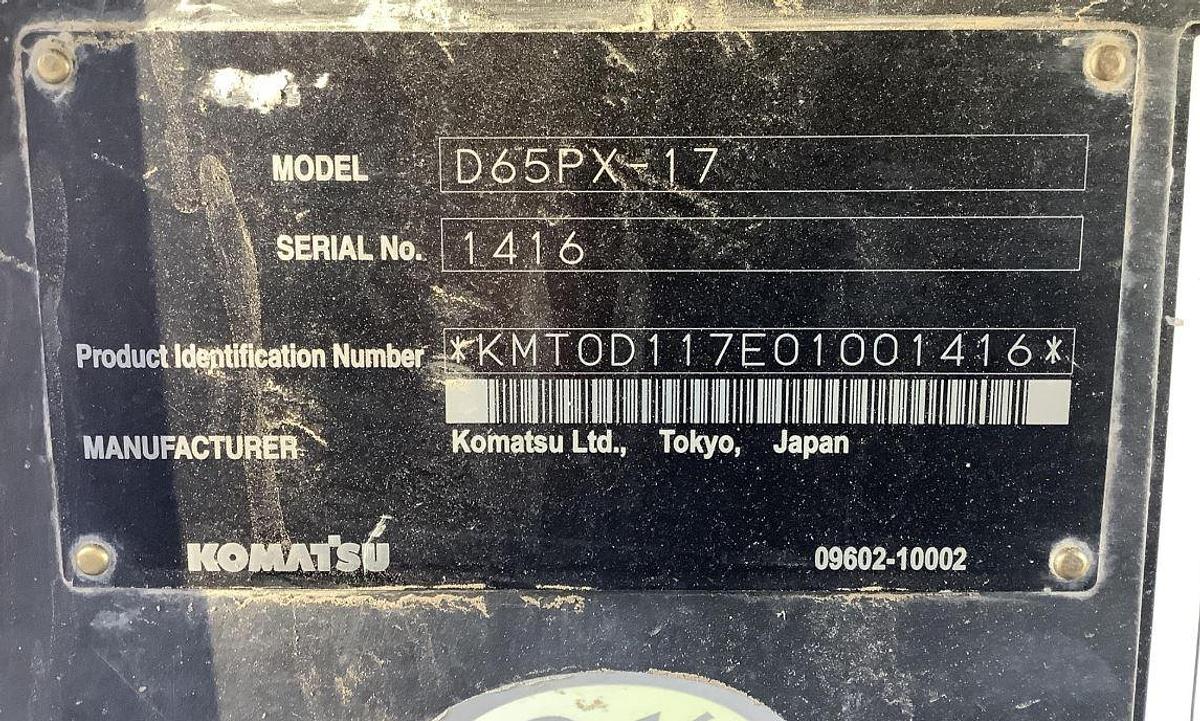 Used 2012 Komatsu D65PX-17