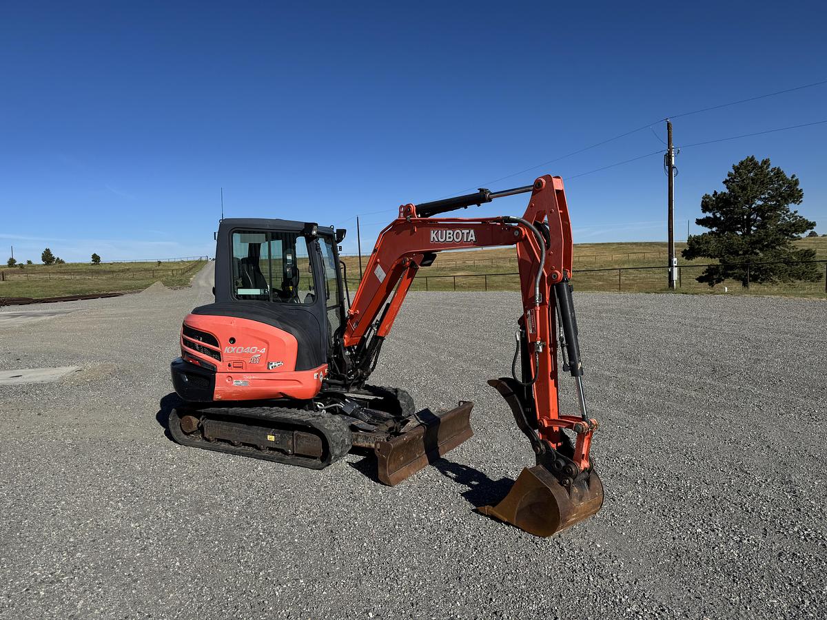 Used 2019 Kubota KX040-4 Mini Excavator