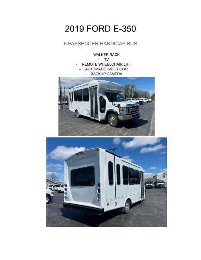 Used 2019 Ford E-350 6-Passenger Van
