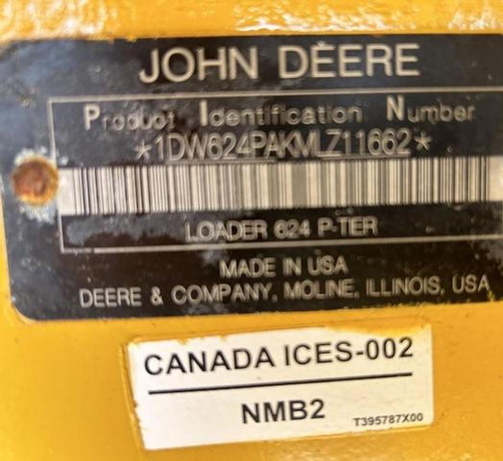 Used 2021 John Deere 624 P-TIER