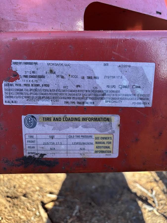 Used 2019 MORBARK EEGER BEEVER 1621