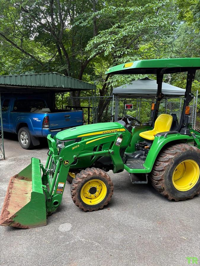 Used 2020 John Deere 3032E Tractor • Loader • 60" Bush Hog • Post Hole Digger • 4WD • 380 Hours