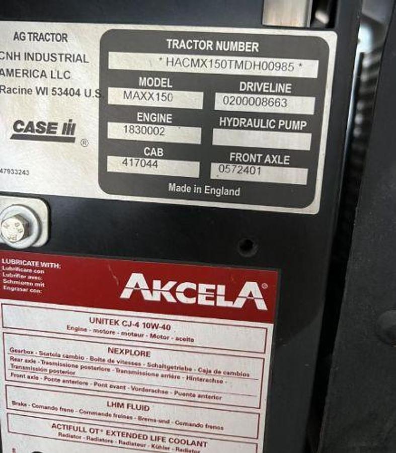 Used 2021 Case IH MAXXUM 150MC