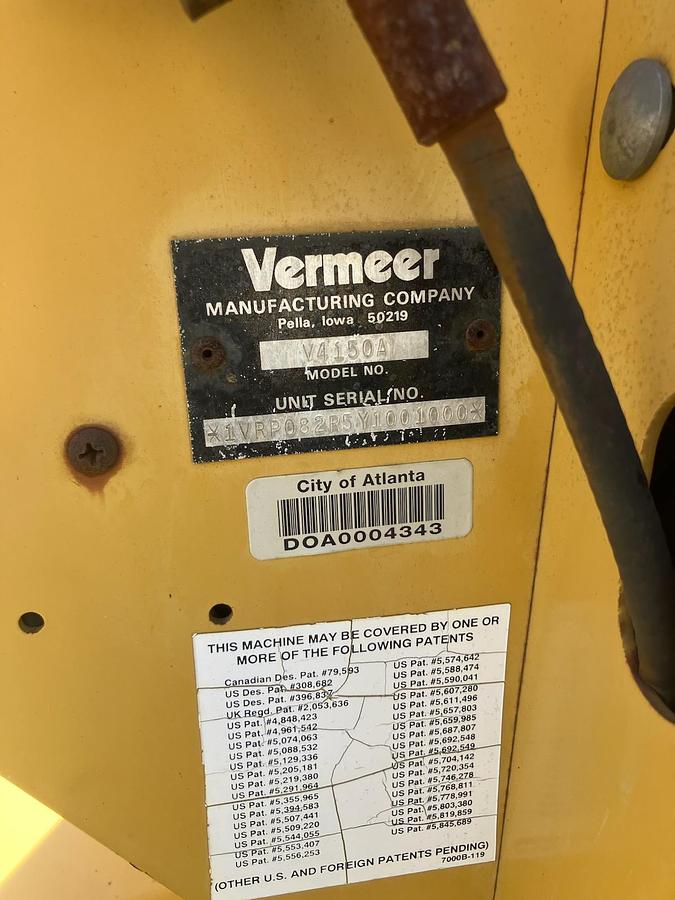 Used Vermeer V415A Ditch Digger