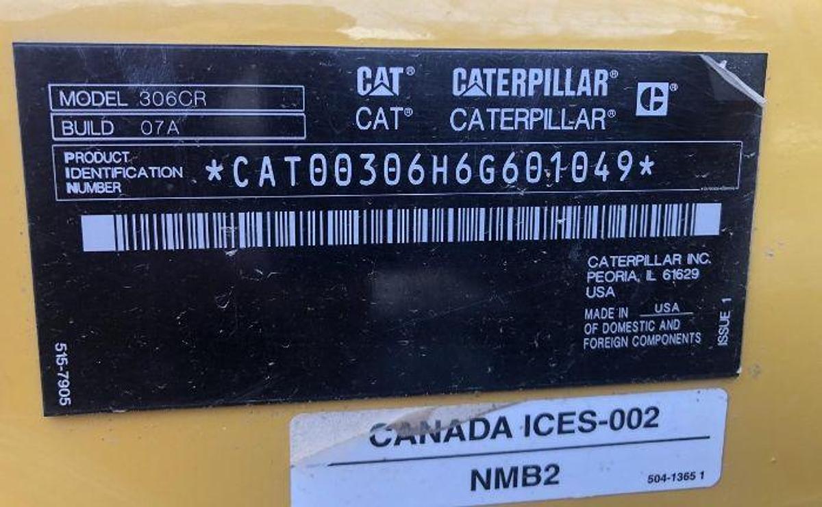 Used 2020 CATERPILLAR 306CR