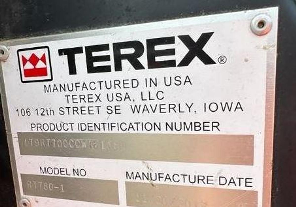 Used 2012 Terex RT780-1