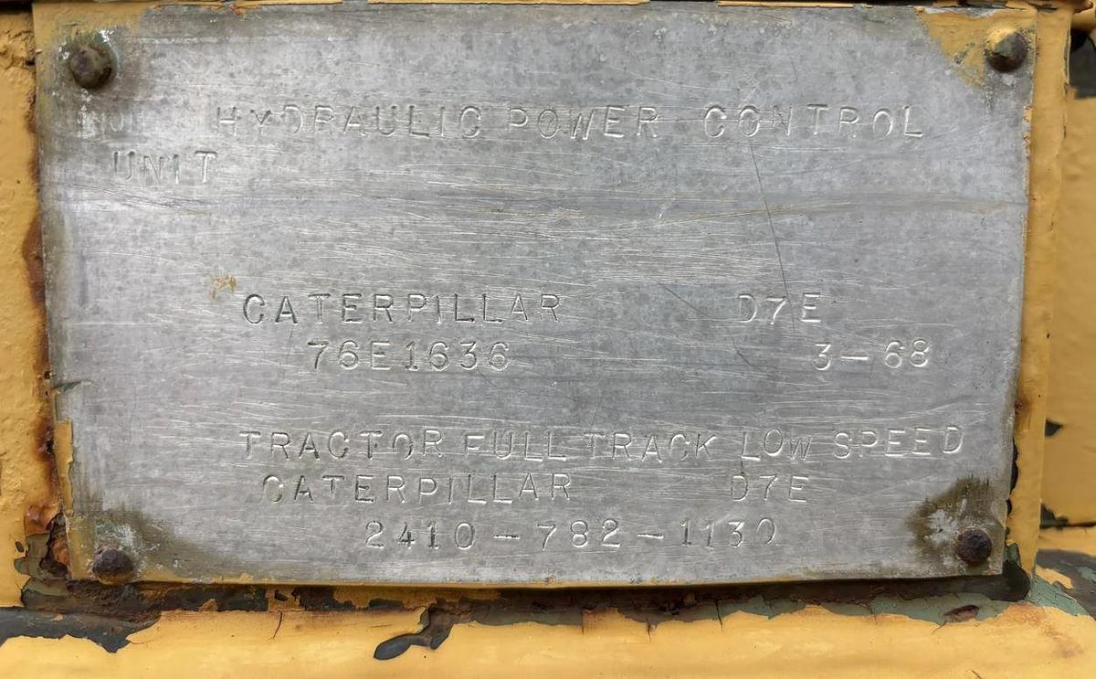 Used 1971 CATERPILLAR D7E Crawler Dozer