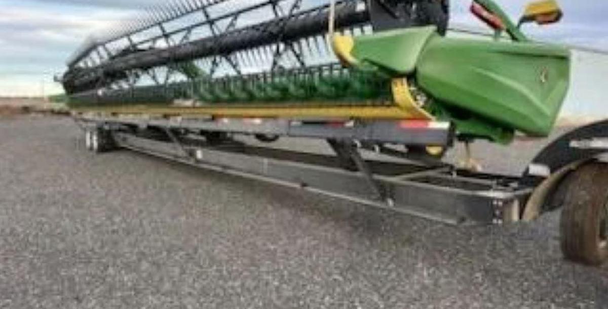Used 2023 John Deere HD50R With J&M TB-7000 HD Header Cart