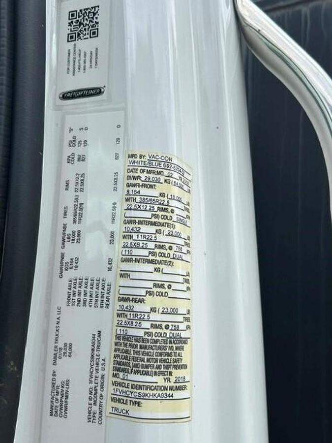Used 2019 Freightliner M2 Sewer Vacuum Truck