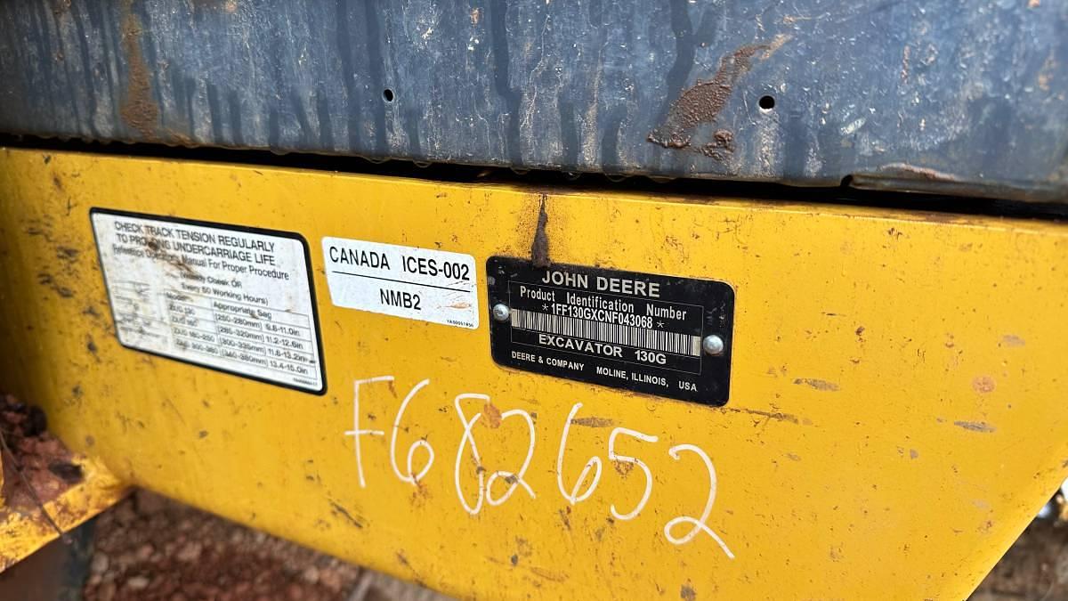 Used 2022 John Deere 130G excavator