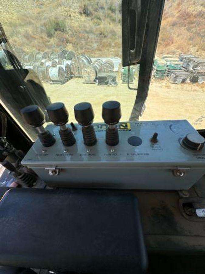 Used 2022 Bron Y3 V100 Plow attached to a 2009 John Deere 850JR Dozer