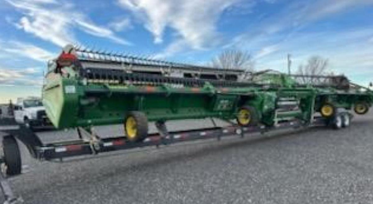 Used 2023 John Deere HD50R With J&M TB-7000 HD Header Cart