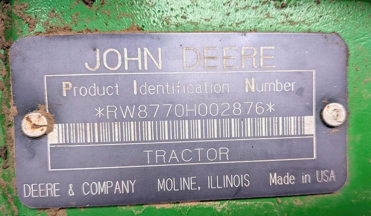 Used 1995 John DEERE 8770