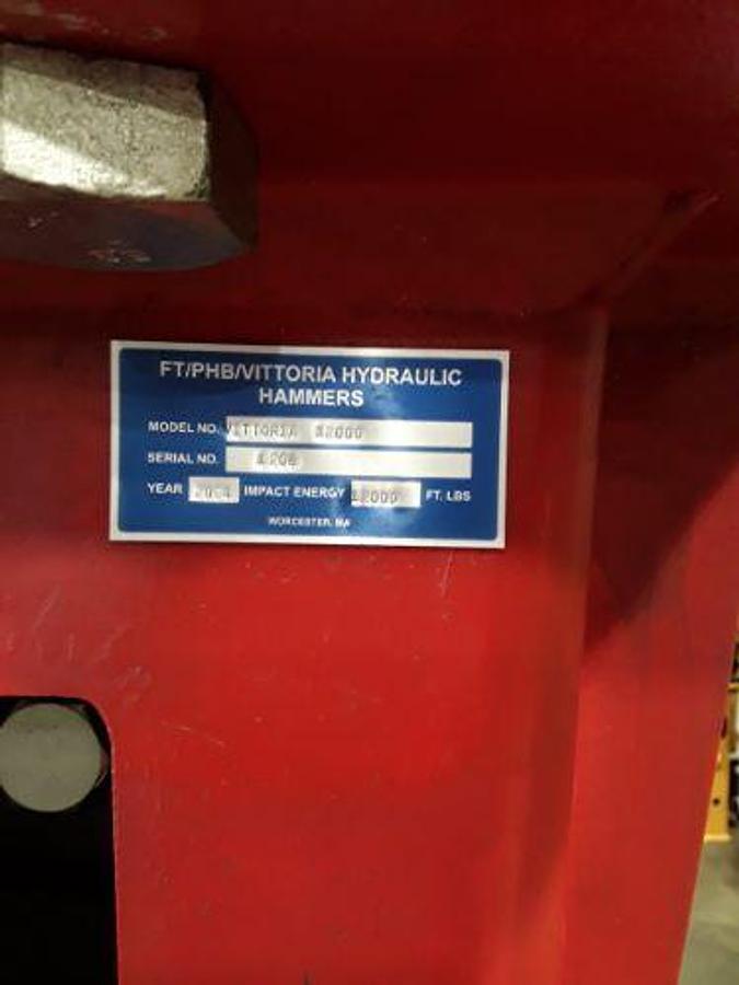 Used 2024 Vittoria 12000 Impact Energy Hydraulic Hammer