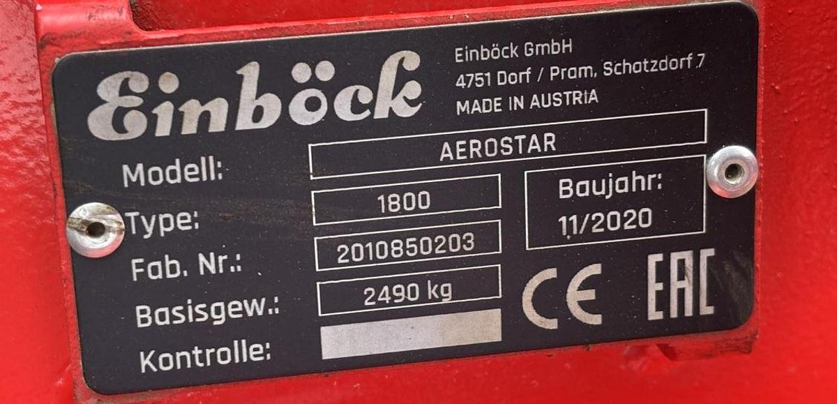 Used 2020 EINBOCK AEROSTAR 1800
