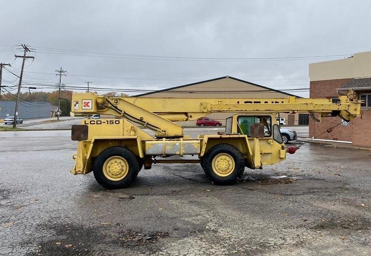 Used 1989 LORAIN LCD150 Rough Terrain Crane