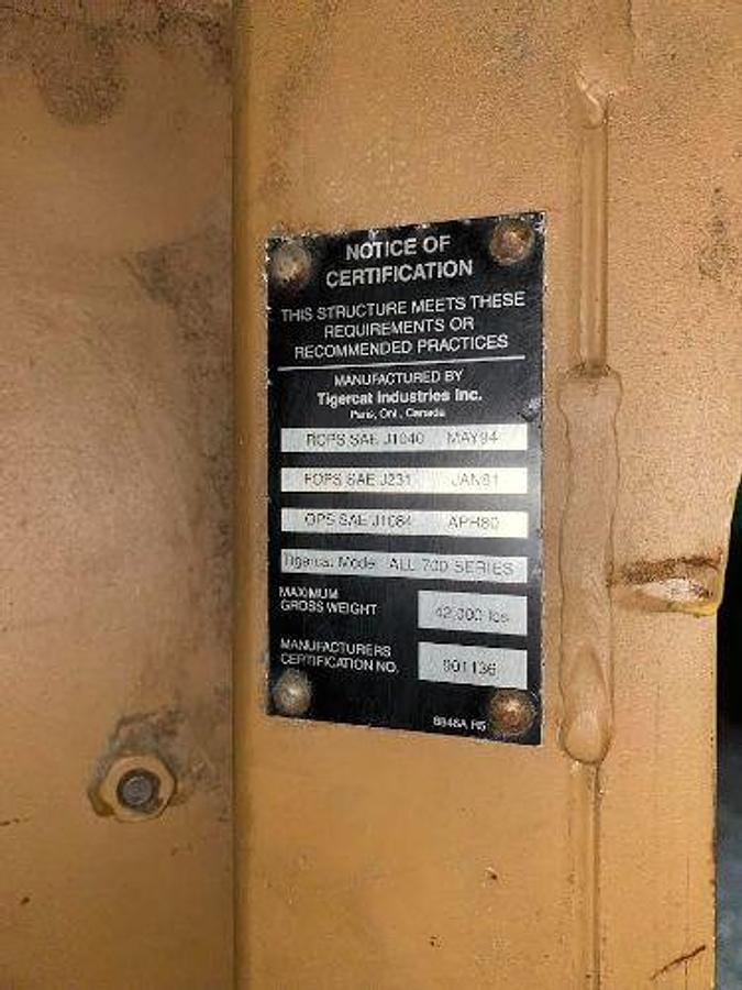 Used 2003 TIGERCAT 718