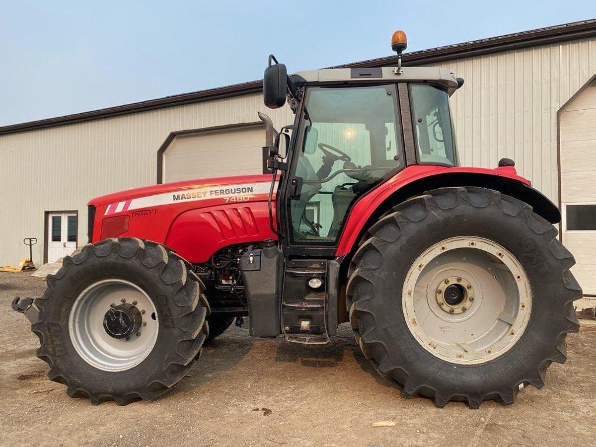 Used 2010 MASSEY FERGUSON 7480 Tractor