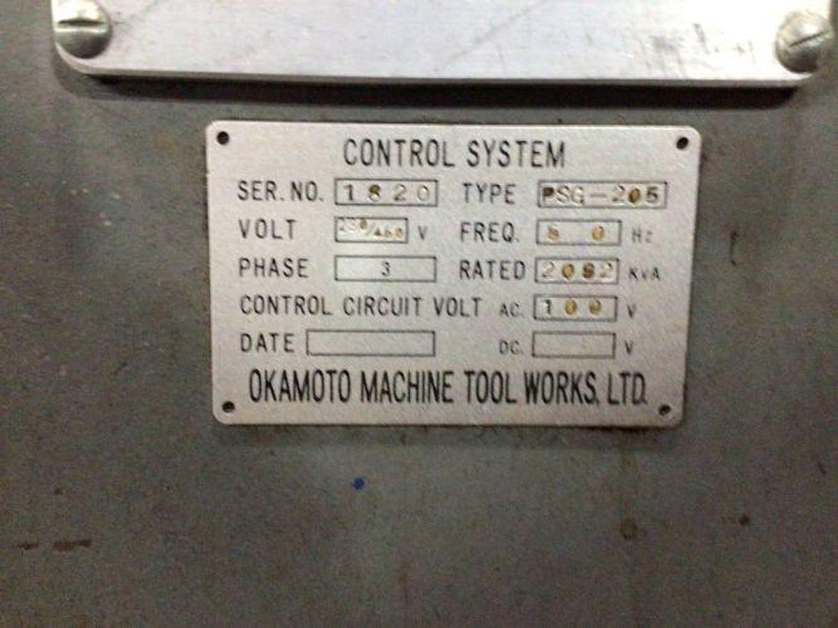 Used Okamoto PSG-205 Wet Grinder