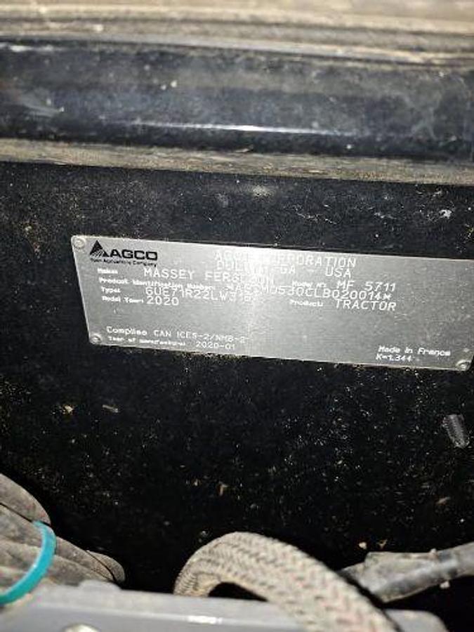 Used 2020 Massey Ferguson 5711D