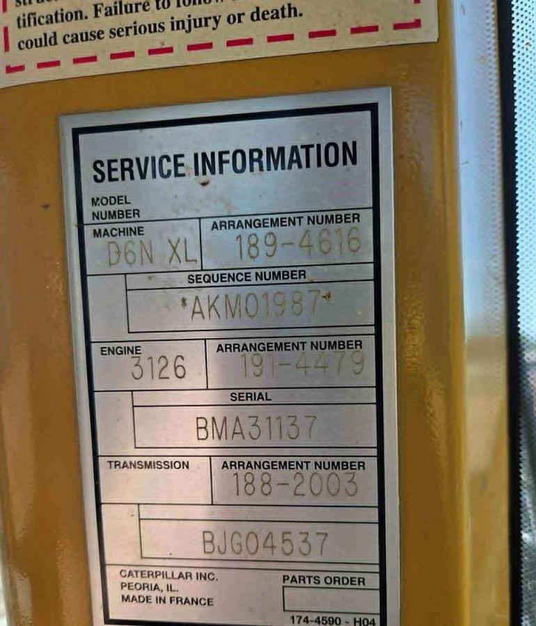 Used 2005 CATERPILLAR D6N XL Crawler Dozer