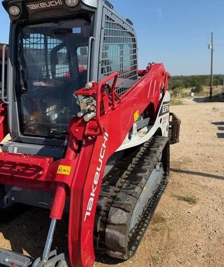 Used 2022 Takeuchi Tl12v2 Skid Steer & FAE Mulcher