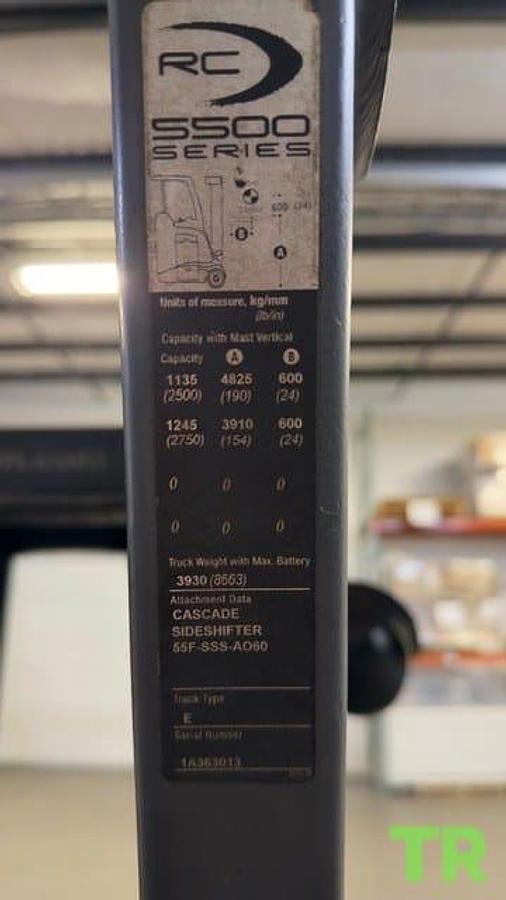 Used 2011 Crown RC5510-30 Stand-Up Forklift