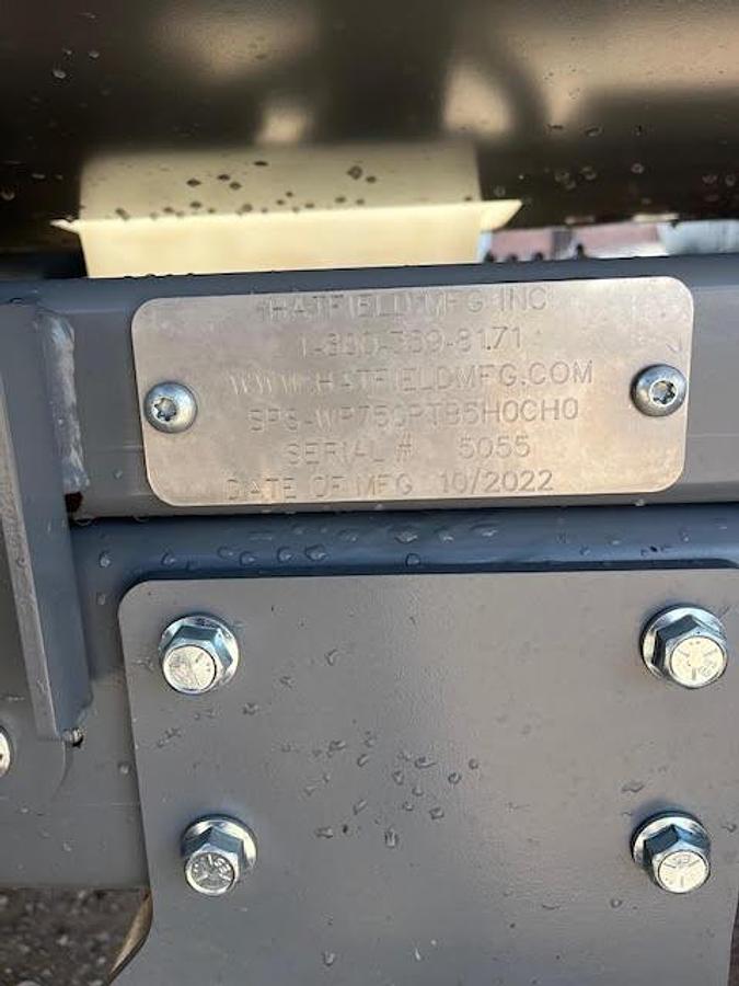 Used 2022 Hatfield Manufacturing Inc SPS-WP750PTB5H0CH0