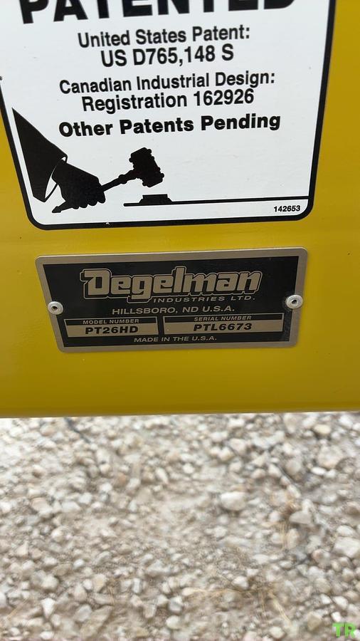 Used 2025 Degelman Pro-Till 26 High-Speed Disc