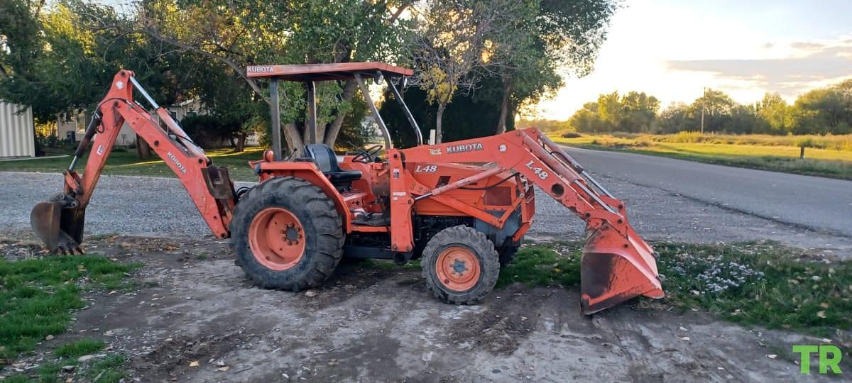 Used 2004 Kubota L48 Tractor Loader Backhoe