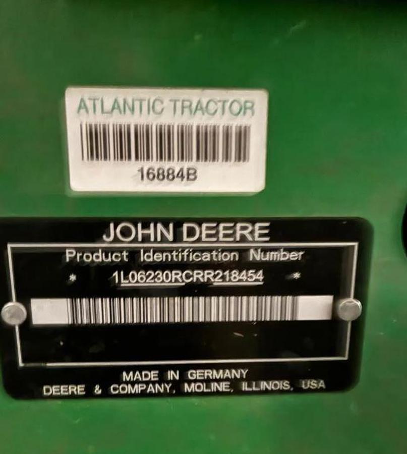 Used 2024 John Deere 6r 230 (With Warranty Included)