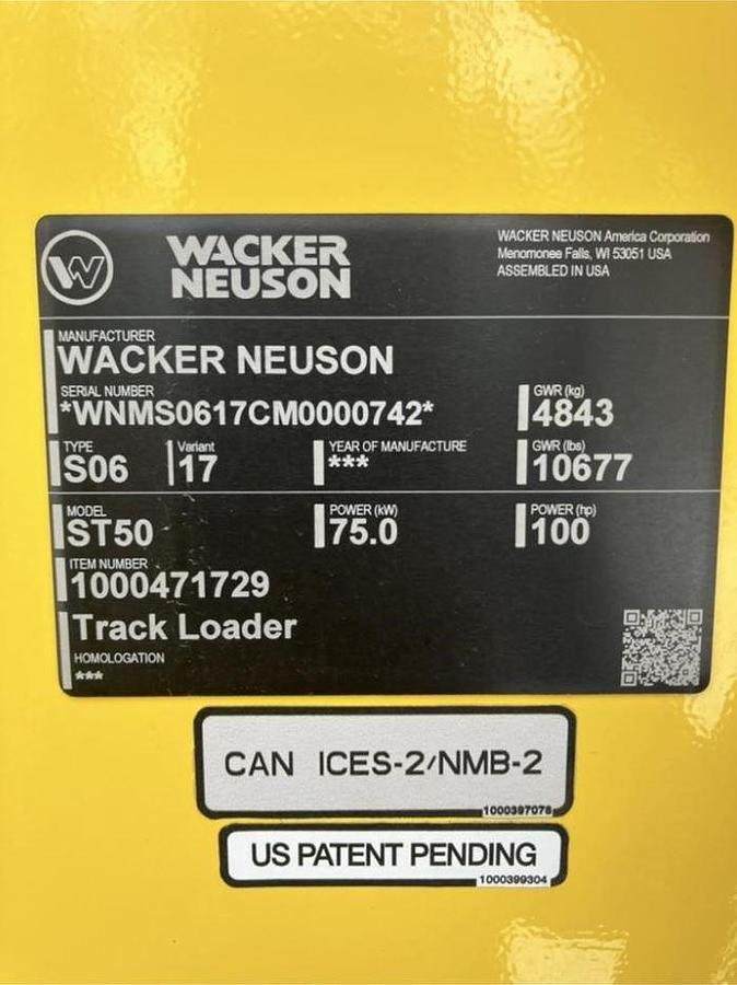 Used 2026 Wacker Neuson ST50