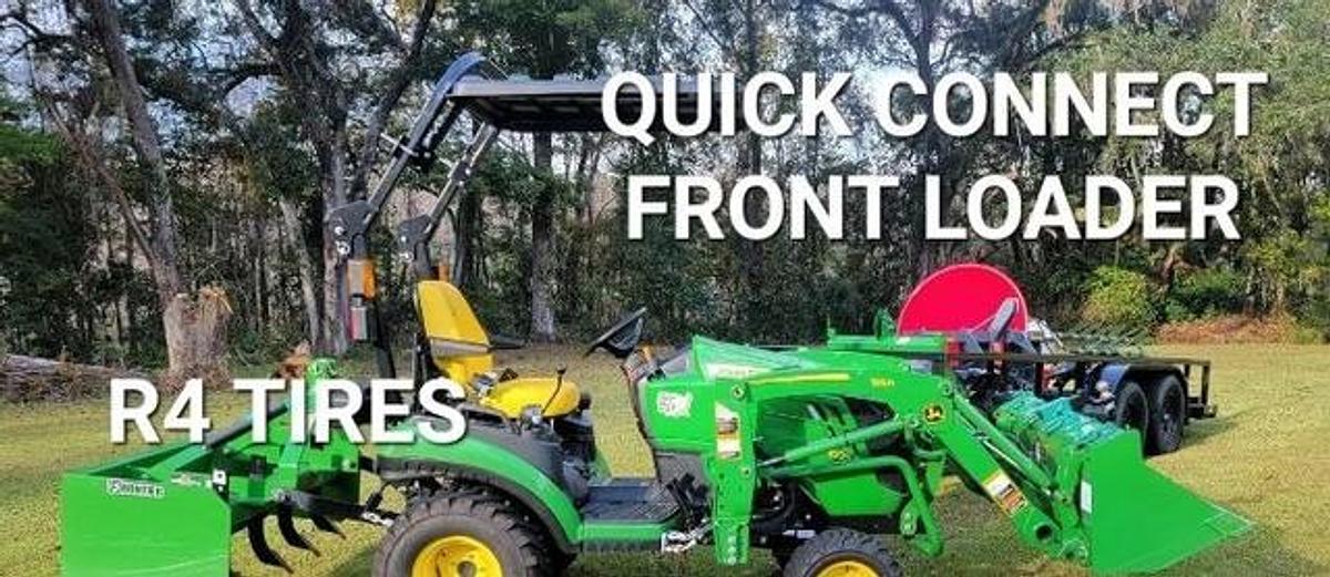 Used 2022 John Deere 1025R with Trailer