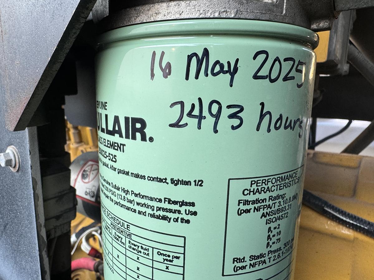 Used 2019 Sullair 375H Air Compressor