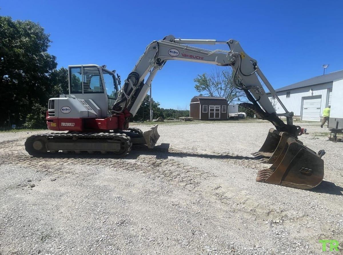 Used 2020 Takeuchi TB280FR Compact Excavator