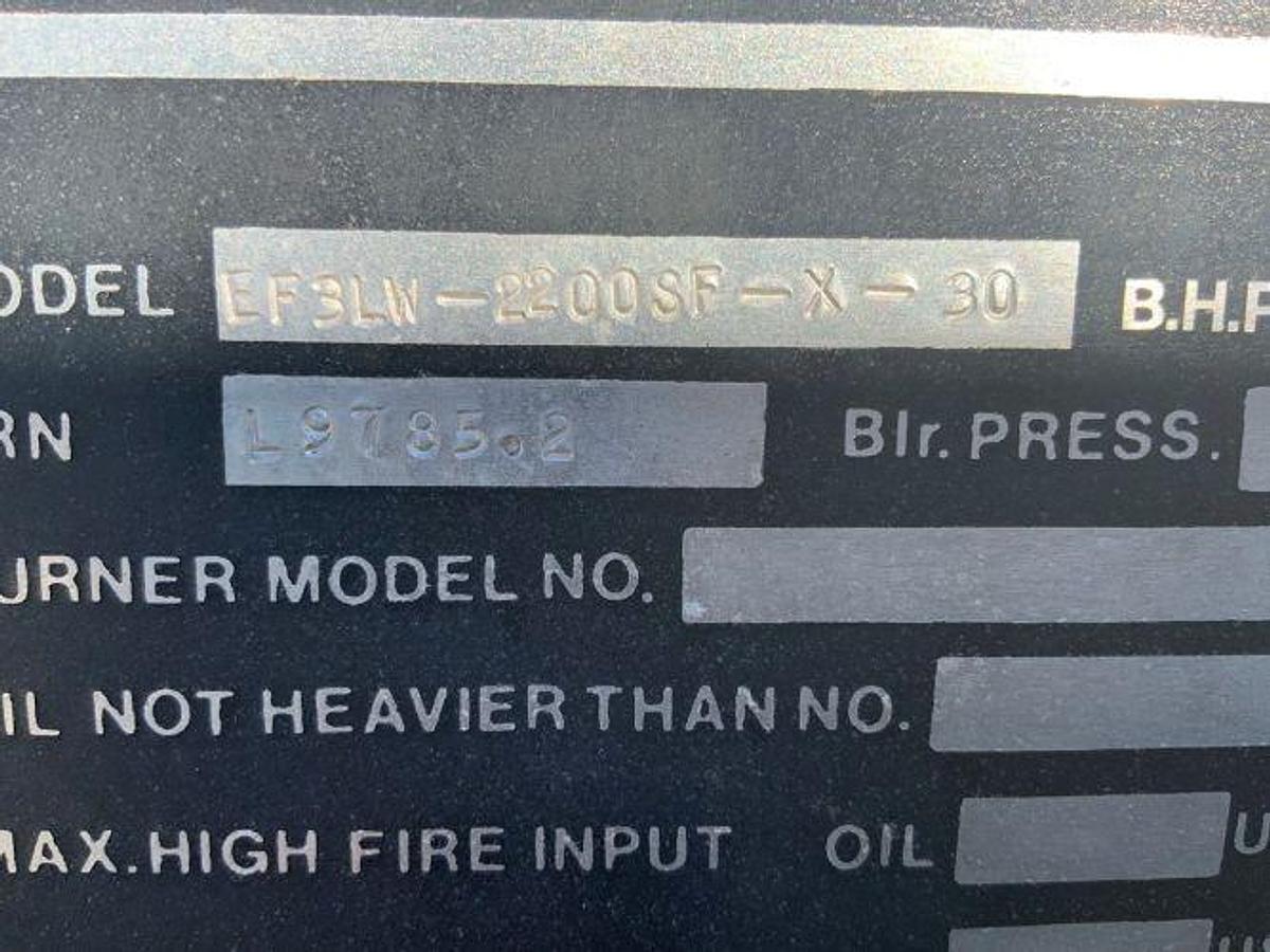 Used 2004 Boilersmith KMW Wood Fired Boiler