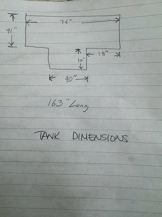 Used 2000 Fiberglass Water Tank