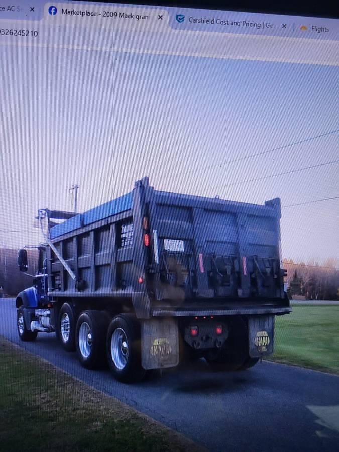 Used 2009 Mack Granite GU713 Dump Truck
