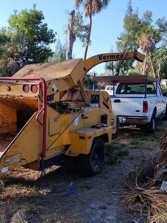 Used 2002 Vermeer 1400 Diesel Wood Chipper