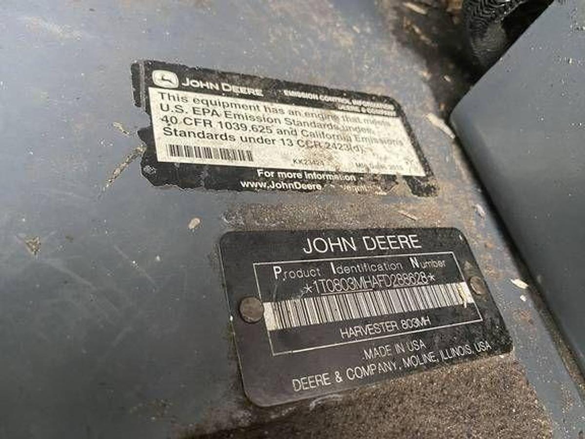 Used 2016 JOHN DEERE 803MH