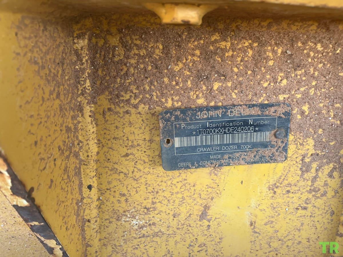 Used 2013 John Deere 700K LGP Crawler Dozer