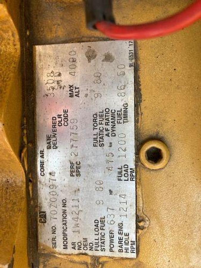 Used 1998 Caterpillar D3508